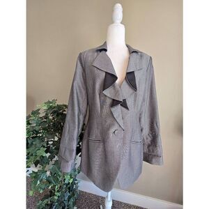 WHBM Blazer Sz M Gray